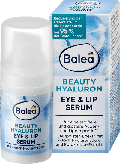 Balea Beauty Hyaluron Eye & Lip Serum 15ml
