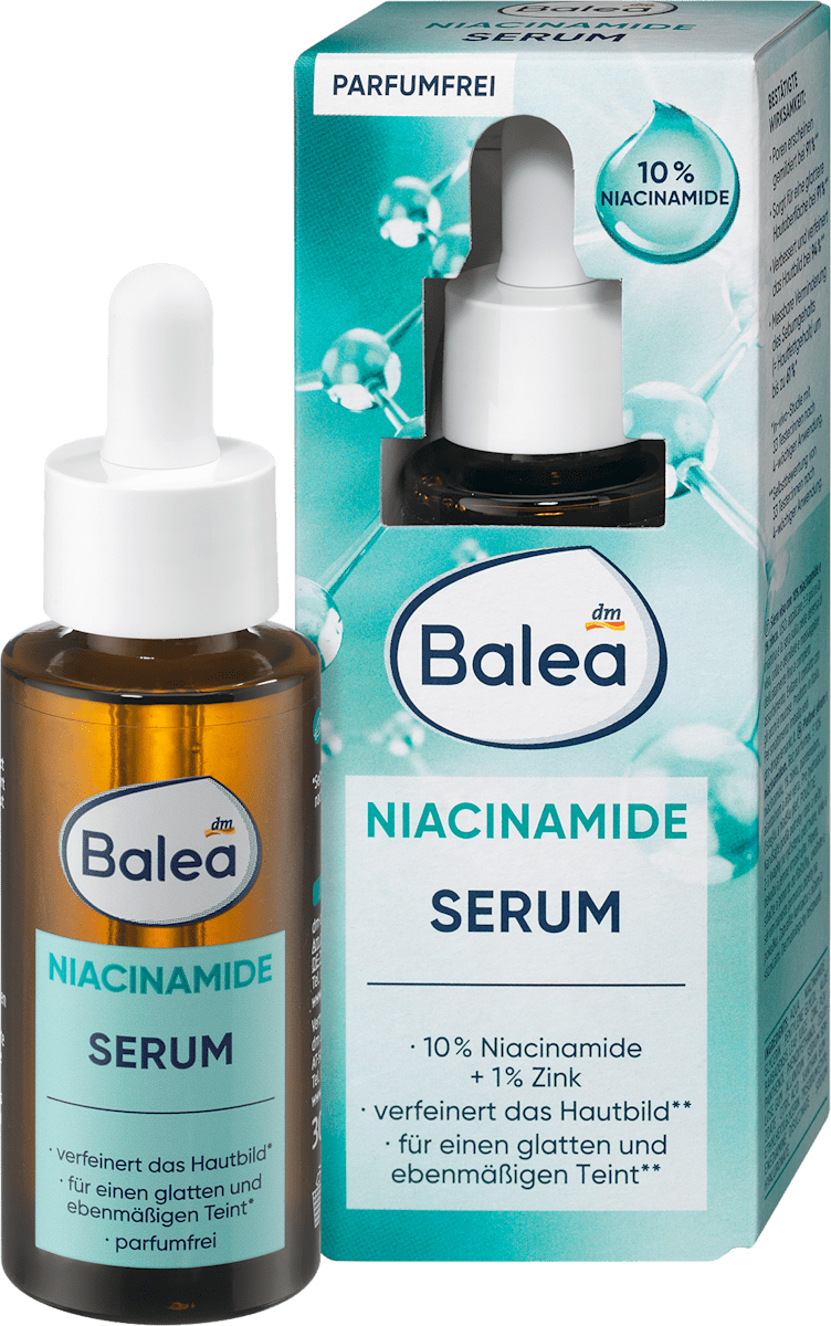 Balea Niacinamide Serum – 10% Niacinamid + 1% Zink 30ml