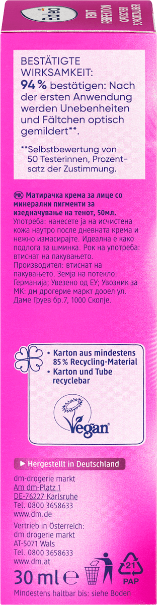 Balea Teint Perfection – Optischer Sofort Zauber 30ml