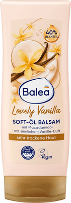 Balea – Lovely Vanilla Soft-Oil Balsam (with Macadamia Oil, for Very Dry Skin) 200ml