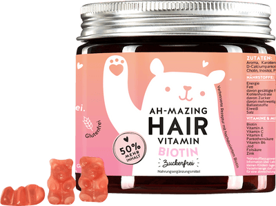 Ah-Mazing Hair Vitamin Biotin Sugar-Free Gummies – 45 Gummies, 112.5 g