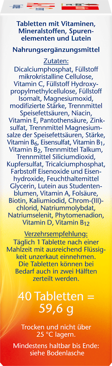 Doppelherz A-Z Depot Complete Multivitamin 40 Depot Tablets