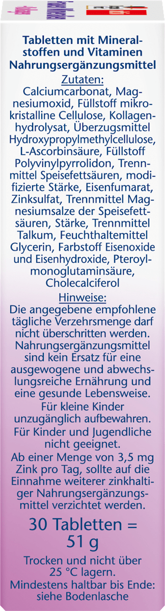Doppelherz Frauen Mineral & Collagen – 30 Depot-Tabletten