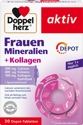 Doppelherz Frauen Mineral & Collagen – 30 Depot-Tabletten