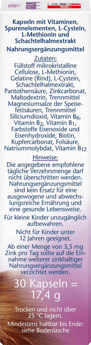 Hair Intensive + Biotin Capsules – 30 Capsules, 17.4 g