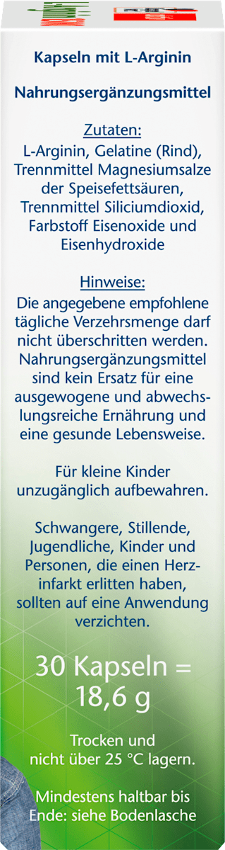 Doppelherz L‑Arginine 1500 – 30 Capsules