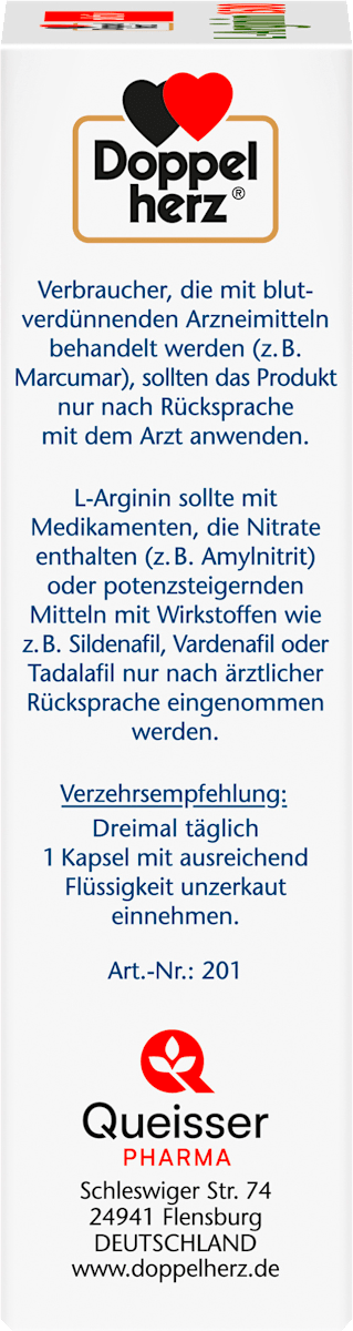 Doppelherz L‑Arginine 1500 – 30 Capsules