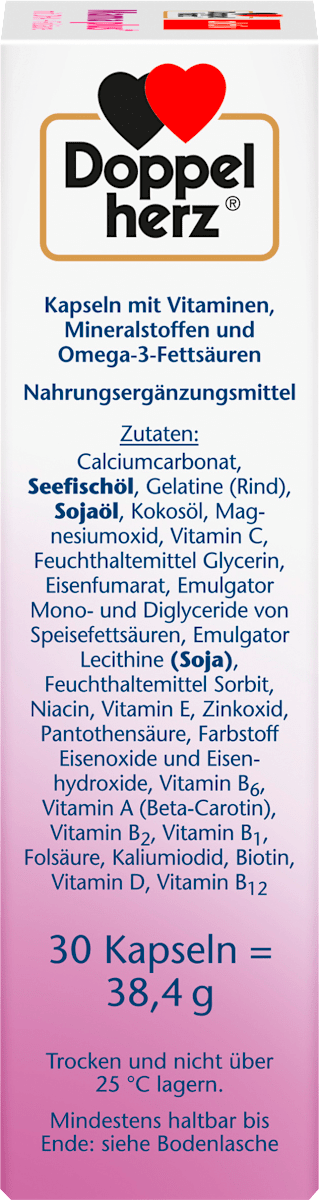 Doppelherz Mama Plus mit DHA + Folsäure – 30 Capsules