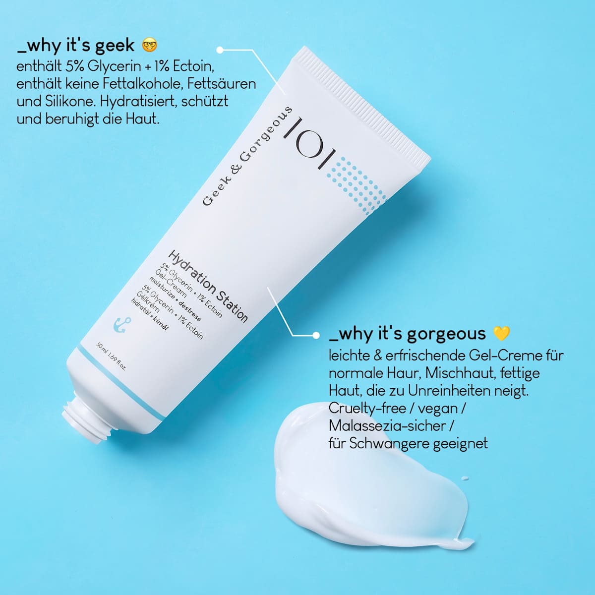 Geek & Gorgeous Hydration Station Gel-Cream 50ml