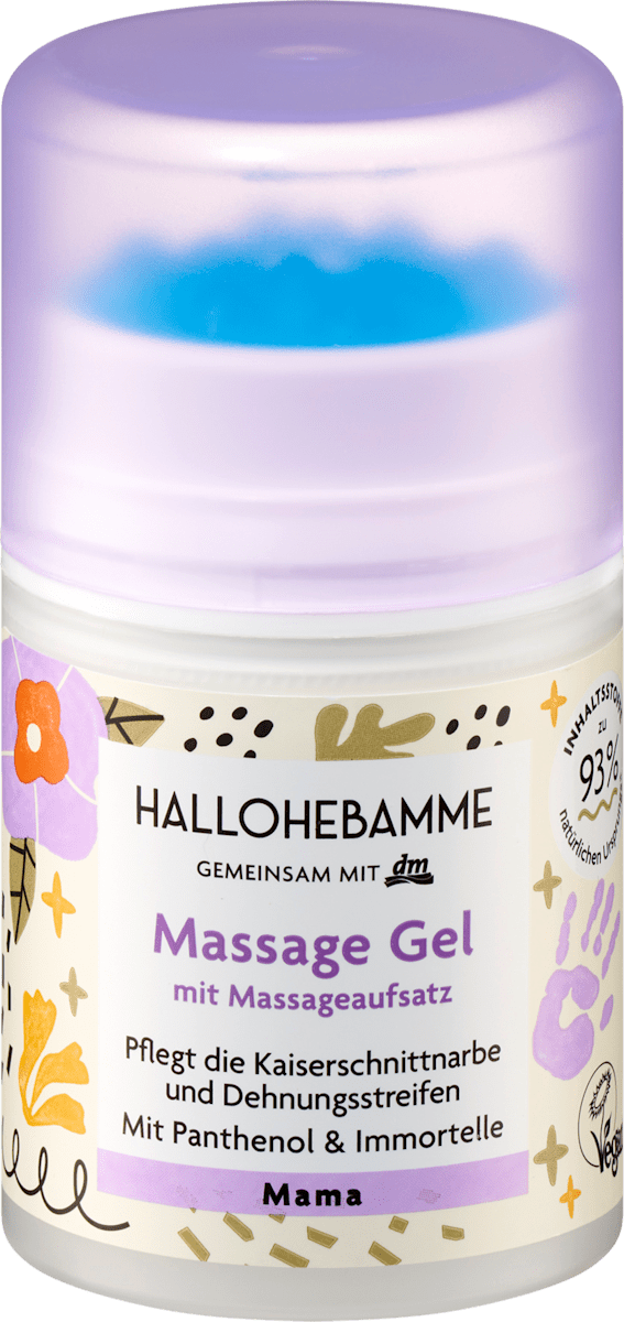 Hallohebamme – Massage Gel with Massage Applicator 50ml