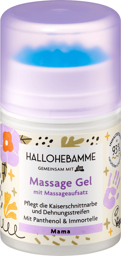 Hallohebamme – Massage Gel with Massage Applicator 50ml