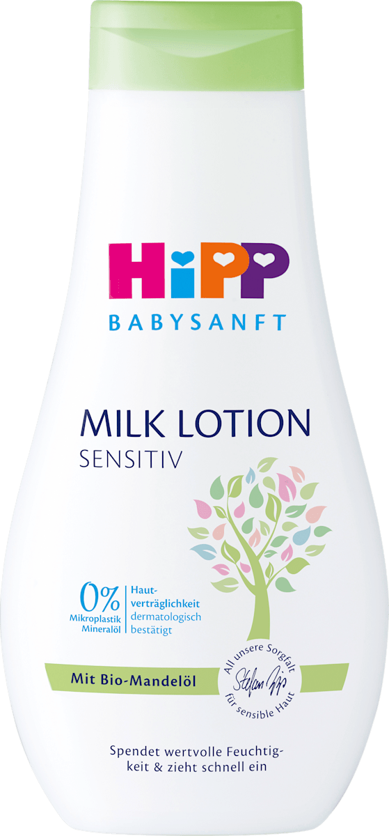 HiPP Babysanft Milk Lotion Sensitiv – with Organic Almond Oil 350 ml