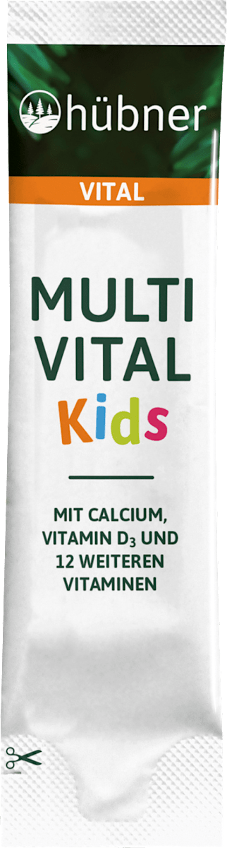 Hübner Multivital Kids, liquid sticks (15 x 15ml)
