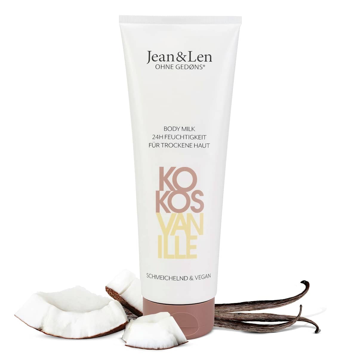 Jean & Len Body Milk – Kokos & Vanille (Coconut & Vanilla) 250ml