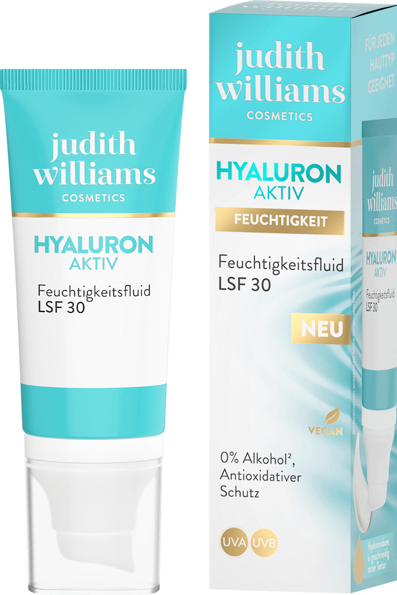Judith Williams – Hyaluron Aktiv Feuchtigkeitsfluid LSF 30 , 50ml
