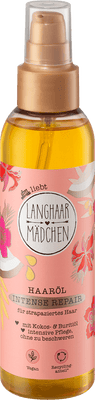Langhaarmädchen – Hair Oil Intense Repair (with Coconut & Buriti Oil, for Damaged Hair) 150ml