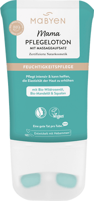 Mabyen Mama Care Lotion with Massage Applicator – Moisturizing Care (Certified Natural Cosmetics) 150ml