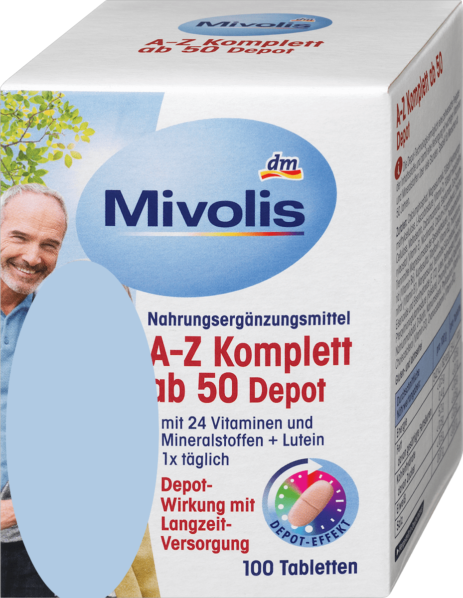 Mivolis A‑Z Complete Depot ab 50 – 100 Tablets