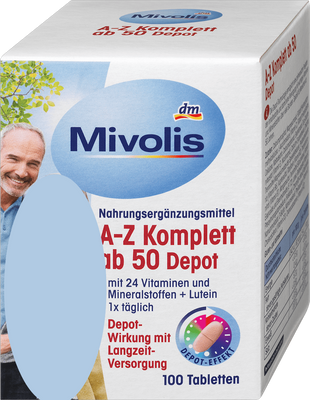 Mivolis A‑Z Complete Depot ab 50 – 100 Tablets