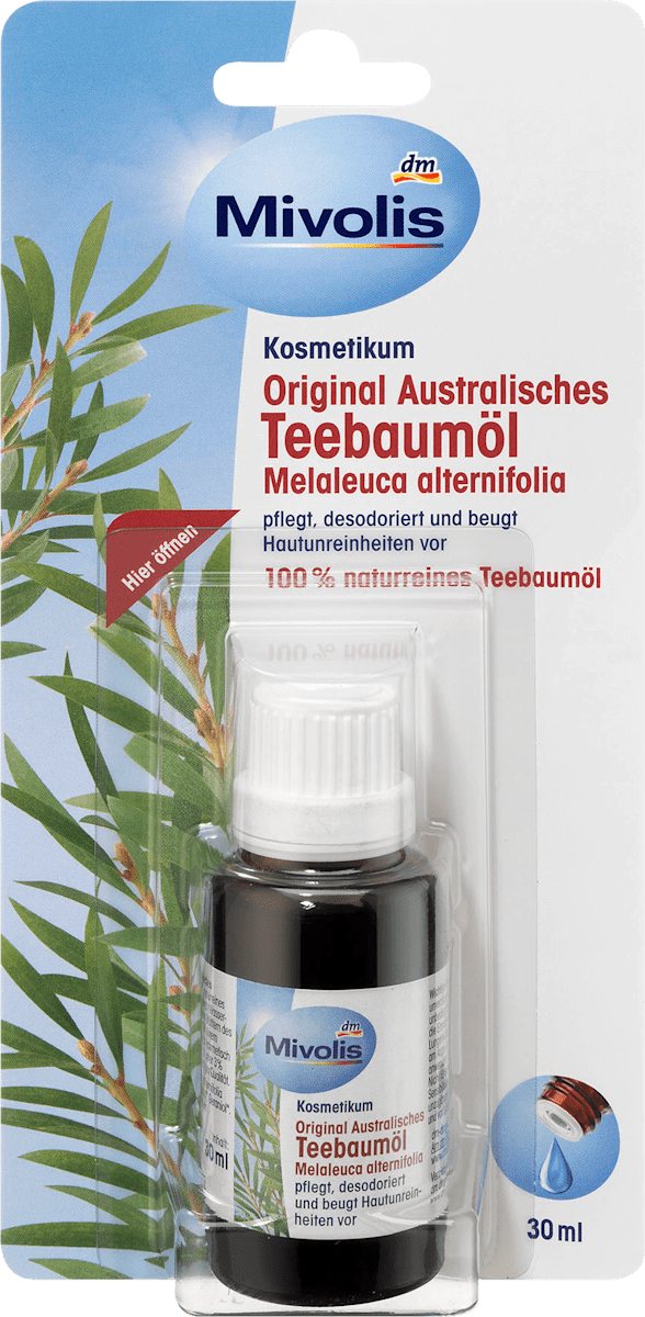Mivolis – Original Australian Tea Tree Oil (100% Pure Melaleuca Alternifolia) 30ml