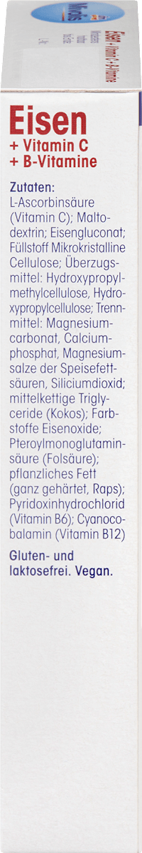 Mivolis Iron + Vitamin C + B Vitamins – 40 Tablets