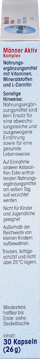 Mivolis Männer Aktiv Komplex – 30 Capsules
