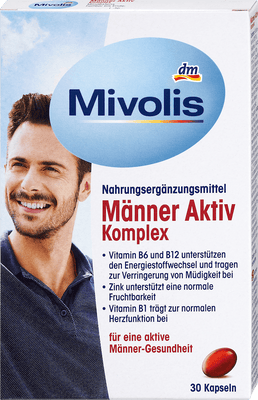 Mivolis Männer Aktiv Komplex – 30 Capsules