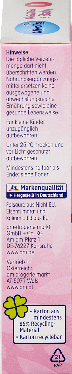 Mivolis Mama & Baby 1 30 Tablets