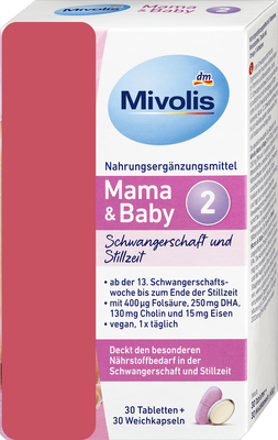 Mivolis Mama & Baby 2 30 Tablets + 30 Soft Capsules