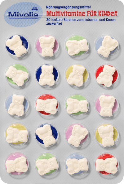 Mivolis Multivitamine for Kids – 20 Chewable Tablets