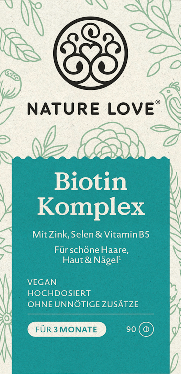 Nature Love Biotin Complex – 90 Tablets, 36 g