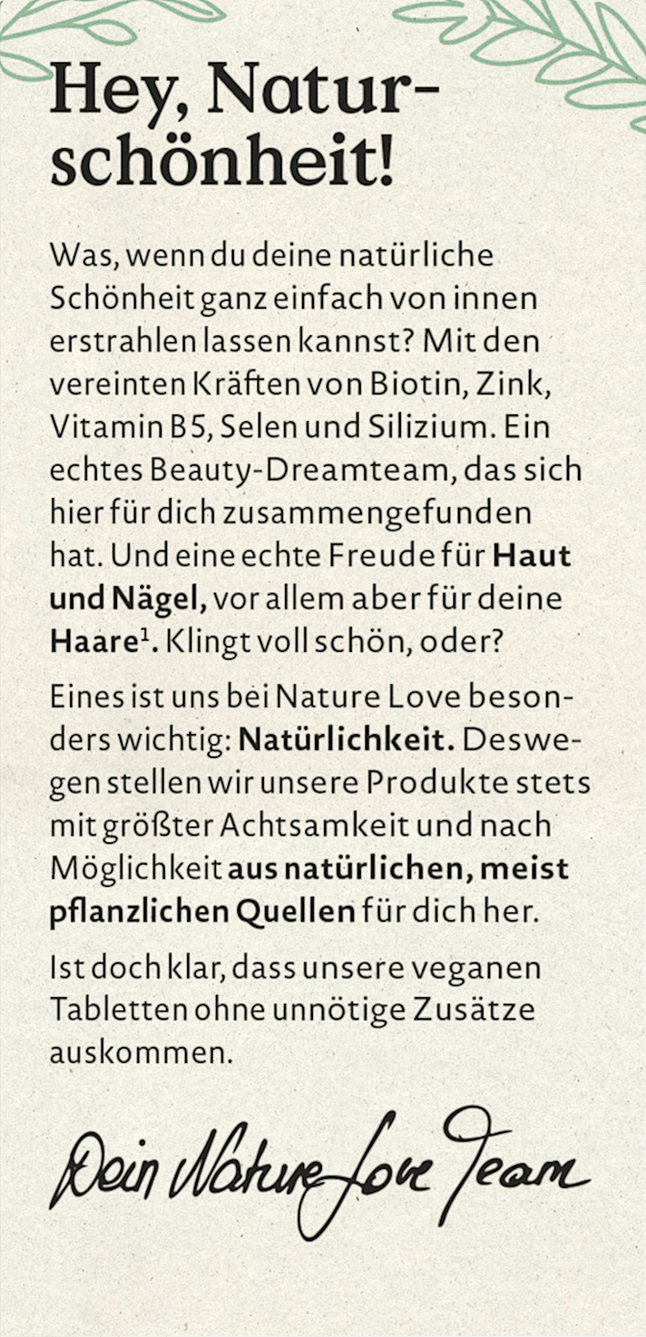 Nature Love Biotin Complex – 90 Tablets, 36 g