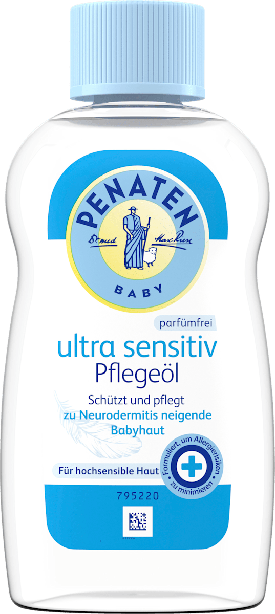 Penaten Baby Ultra Sensitive Care Oil – Perfume-Free 200ml