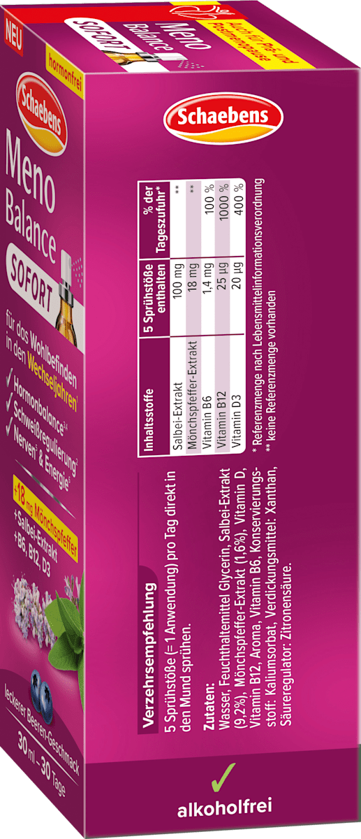Schaebens Meno Balance Spray 30 ml