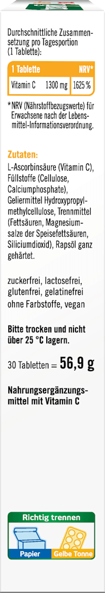 Taxofit Vitamin C 1300 Depot – 30 Tablets