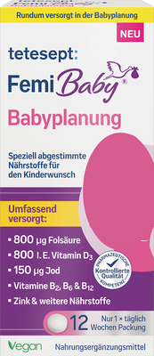 Tetesept FemiBaby BabyPlanning 84 Tablets