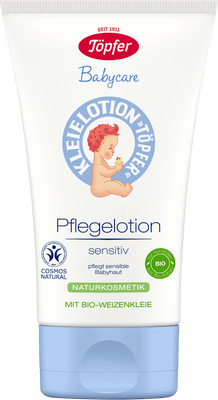Töpfer Babycare Pflegelotion Sensitiv with Organic Wheat Bran 150 ml
